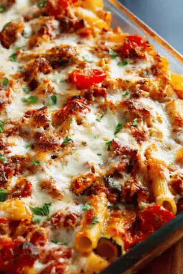 Baked Ziti with Roasted Vegetables