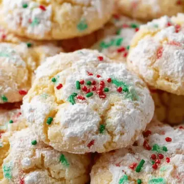 Christmas Ooey Gooey Butter Cookies