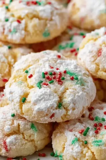 Christmas Ooey Gooey Butter Cookies