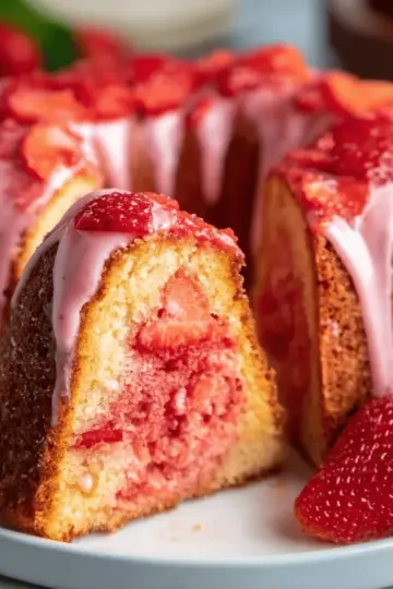 Strawberry Bundt Cake