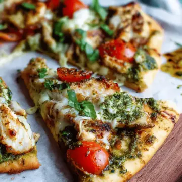 Chicken Pesto Flatbread