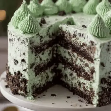 Mint Chocolate Chip Cake