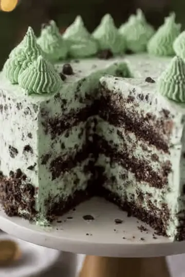 Mint Chocolate Chip Cake