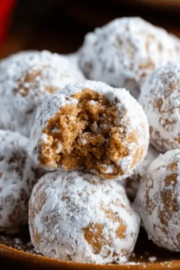 Gingerbread Snowballs