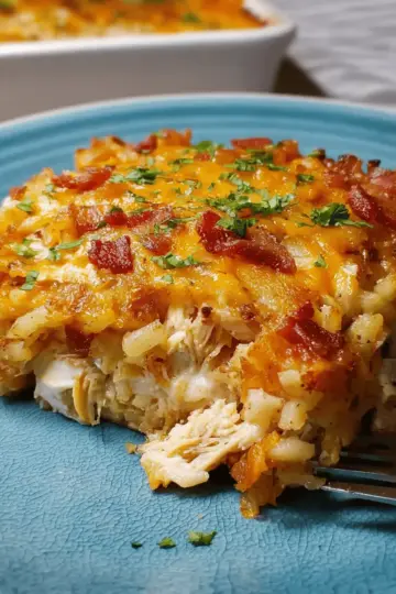 Loaded Chicken and Hash Brown Casserole