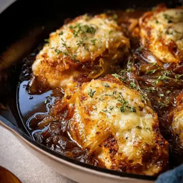 Skillet French Onion Chicken
