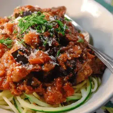 Eggplant Bolognese