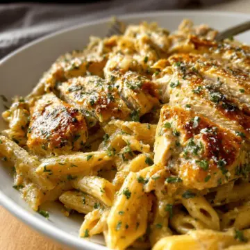 Garlic Parmesan Chicken and Pasta (One-Pan)