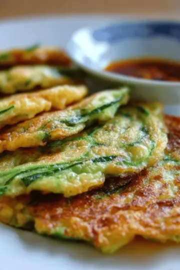 Korean Zucchini Fritters (Hobak Jeon)
