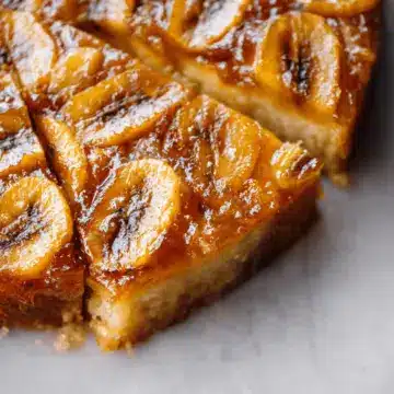 Caramelized Banana Upside Down Cake