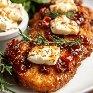 Crispy Hot Honey Feta Chicken