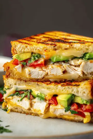 Chipotle Chicken Avocado Melt