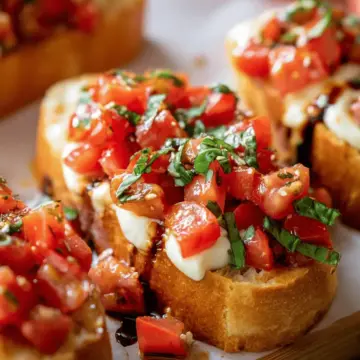 Bruschetta with Mozzarella