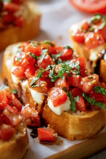 Bruschetta with Mozzarella