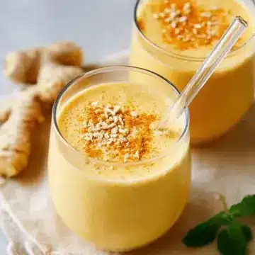 Easy Banana Ginger Turmeric Smoothie