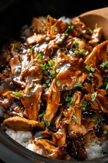 Crockpot Bourbon Chicken