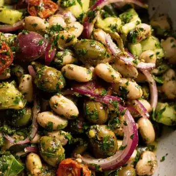 Marinated Za’atar Bean Salad