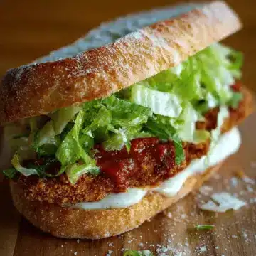 Crispy Chicken Caesar Sandwich