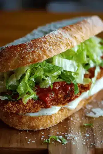Crispy Chicken Caesar Sandwich