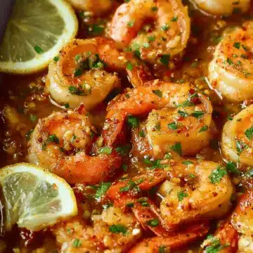 Spicy Lemon Garlic Shrimp