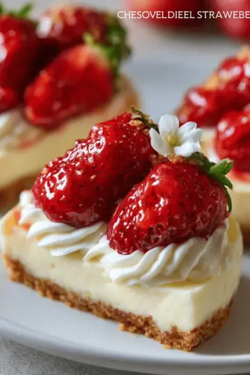 The BEST Cheesecake Deviled Strawberries