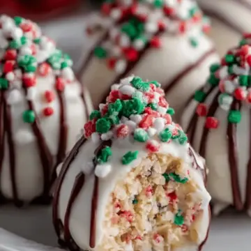 Little Debbie Christmas Tree Cake Truffles (Easy No-Bake Recipe)