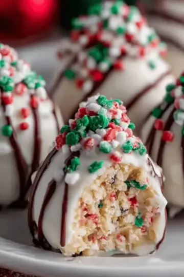 Little Debbie Christmas Tree Cake Truffles (Easy No-Bake Recipe)
