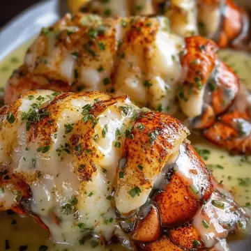 Creamy Garlic Butter Lobster Tails