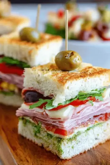 Pressed Italian Sandwiches