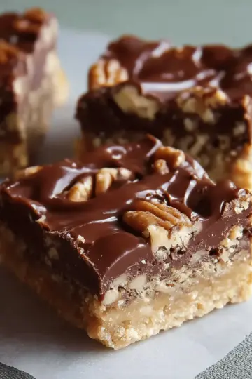 Pecan Turtles Bars