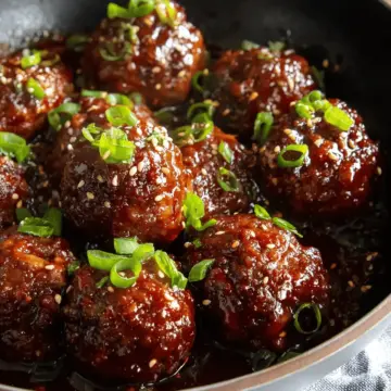 Korean Barbecue-Style Meatballs