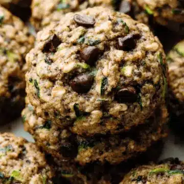 Zucchini Oatmeal Chocolate Chip Cookies