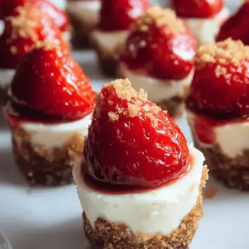 Strawberry Cheesecake Bites