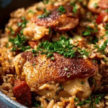 One Pot Chicken and Dirty Rice
