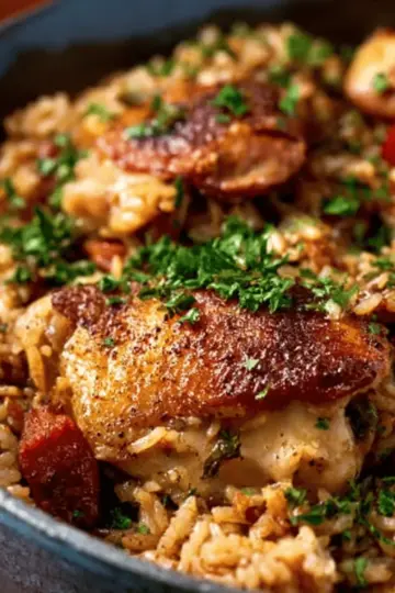 One Pot Chicken and Dirty Rice