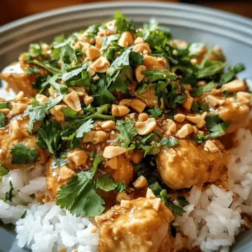 Irresistible Thai Peanut Chicken: A Flavor Explosion You Can’t Resist