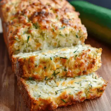 Zucchini Cheddar Cheese Herb Beer Bread