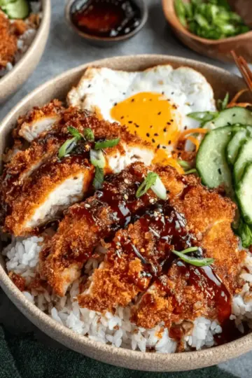 Chicken Katsu Rice Bowls