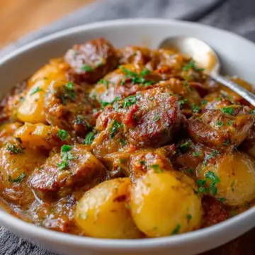 Saucy Hungarian Red Potato Goulash