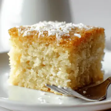 Coconut Milk Snack Cake