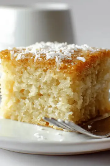 Coconut Milk Snack Cake