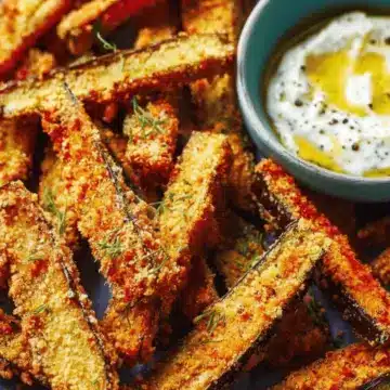 Crispy Baked Eggplant Fries