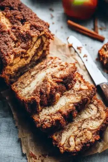 Homemade Apple Cinnamon Bread Recipe