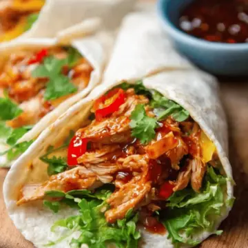 Sweet Chili Chicken Wraps