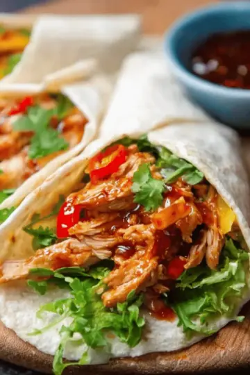 Sweet Chili Chicken Wraps