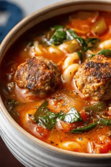 Italian Meatball Soup