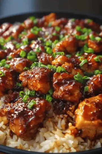 Honey BBQ Chicken Rice