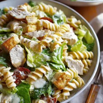 Chicken Caesar Pasta Salad