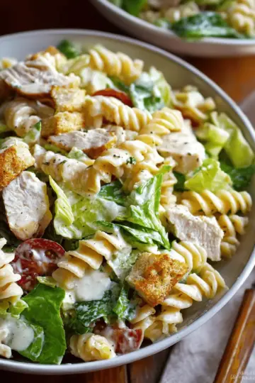 Chicken Caesar Pasta Salad
