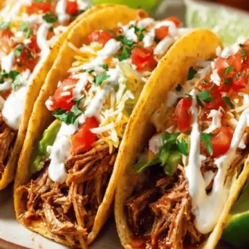 Crock Pot Chicken Tacos